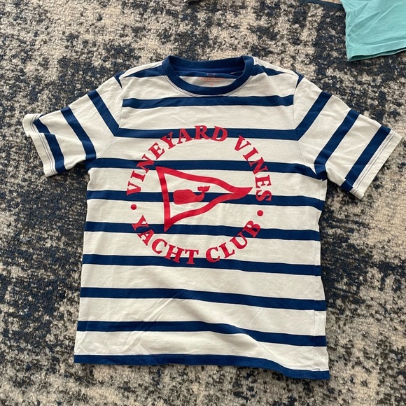 Vineyard Vines Other - Vineyard Vines Kids Royal Blue and White Striped Tee Small